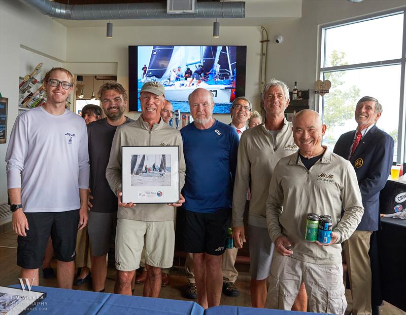 2024 J105 North American Championship prize-giving photo copyright Tim Wilkes Photography taken at Edgewater Yacht Club and featuring the J105 class