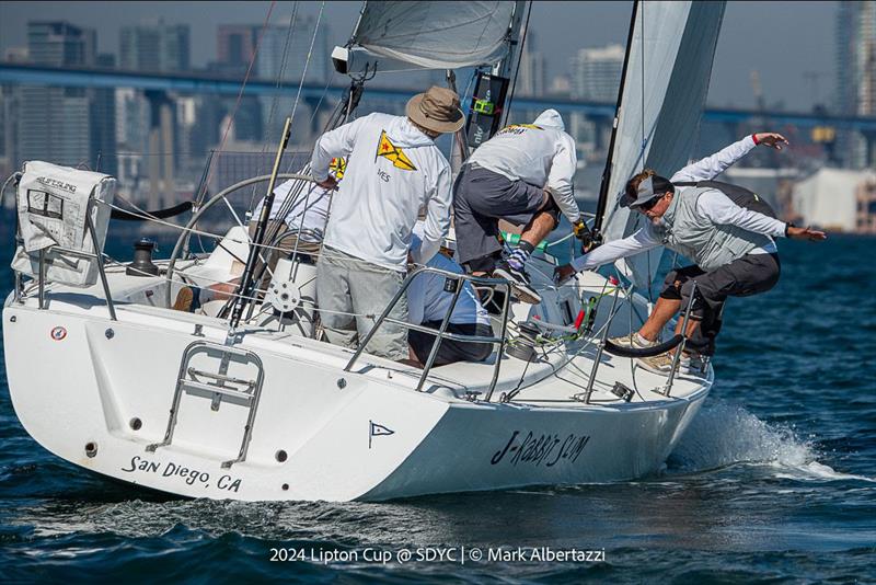 2024 Lipton Cup photo copyright Mark Albertazzi taken at San Diego Yacht Club and featuring the J105 class