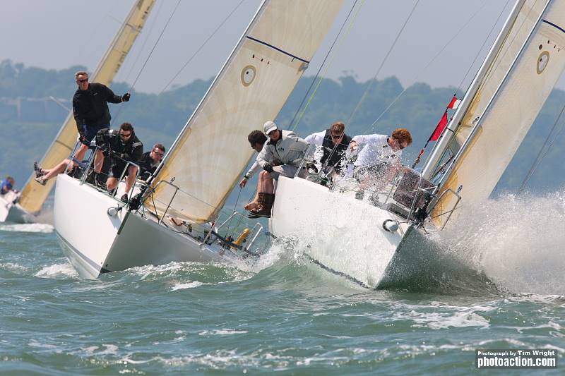 J-Cup 2010 day two photo copyright Tim Wright / www.photoaction.com taken at Royal Southern Yacht Club and featuring the J109 class