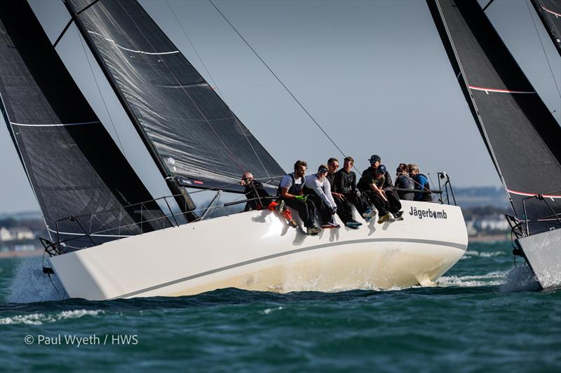 Jagerbomb, J111 during the Hamble Winter Series photo copyright Paul Wyeth / HWS taken at Hamble River Sailing Club and featuring the J111 class