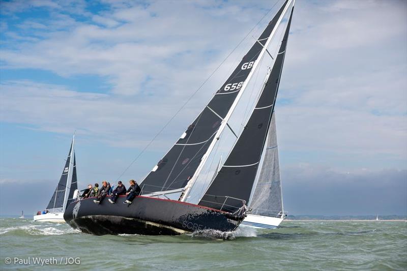 Scream 2, J120 during the JOG Henri-Lloyd Solent Race Weekend photo copyright Paul Wyeth / JOG taken at Junior Offshore Group and featuring the J120 class