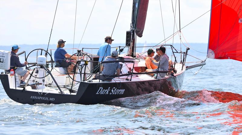 Dark Storm photo copyright Annapolis Newport Race taken at Annapolis Yacht Club and featuring the J/121 class