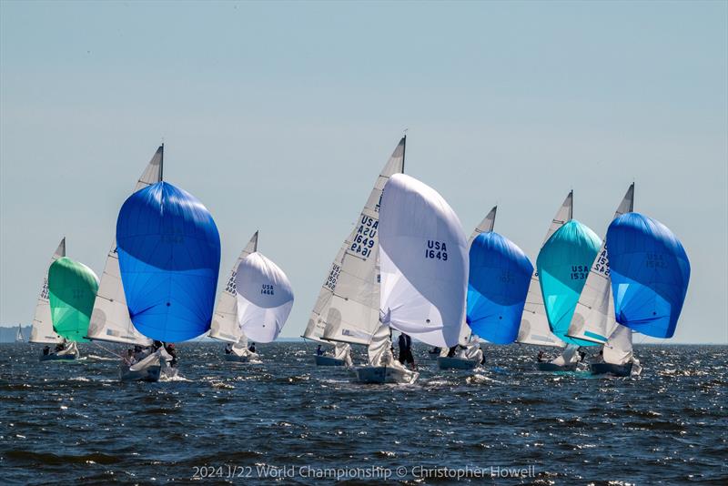 2024 J/22 World Championship photo copyright Christopher Howell taken at Eastport Yacht Club and featuring the J/22 class