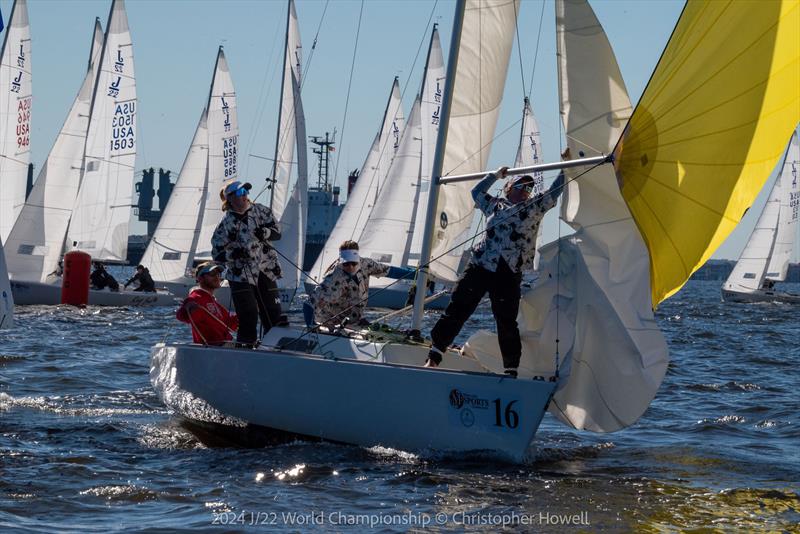 2024 J/22 World Championship photo copyright Christopher Howell taken at Eastport Yacht Club and featuring the J/22 class