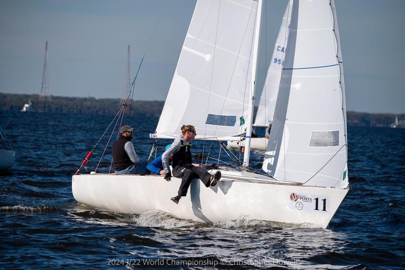 2024 J/22 World Championship photo copyright Christopher Howell taken at Eastport Yacht Club and featuring the J/22 class