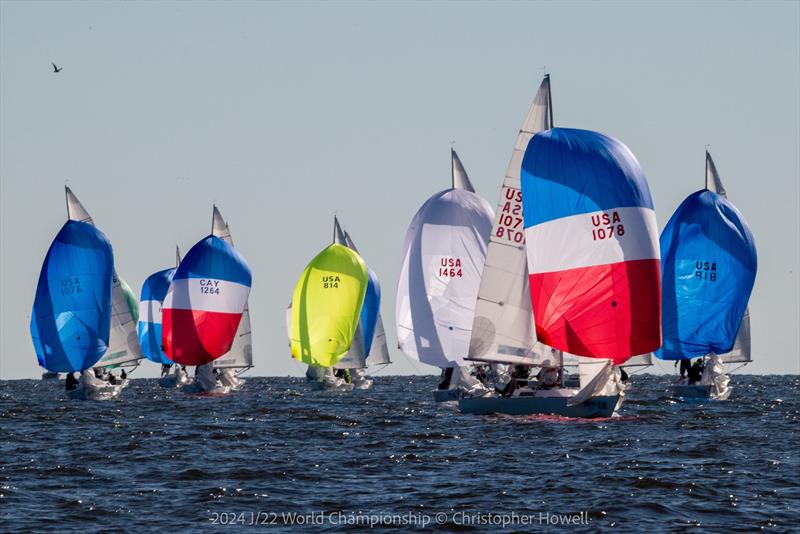 2024 J/22 World Championship photo copyright Christopher Howell taken at Eastport Yacht Club and featuring the J/22 class