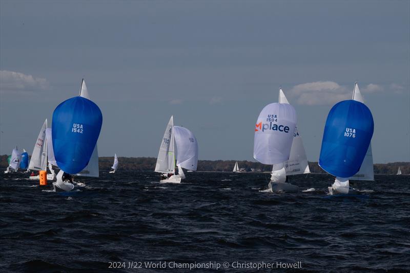 2024 J/22 World Championship photo copyright Christopher Howell taken at Eastport Yacht Club and featuring the J/22 class