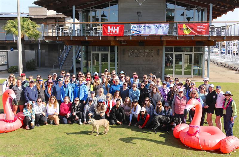 2025 Women's Winter Invitational Regatta photo copyright Bronny Daniels taken at San Diego Yacht Club and featuring the J/22 class