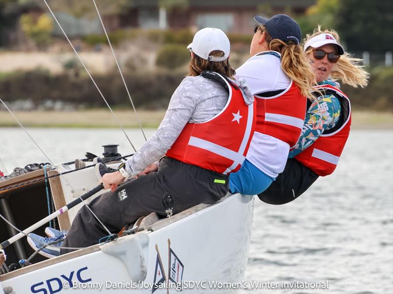 2025 Women's Winter Invitational Regatta photo copyright Bronny Daniels / Joysailing taken at San Diego Yacht Club and featuring the J/22 class