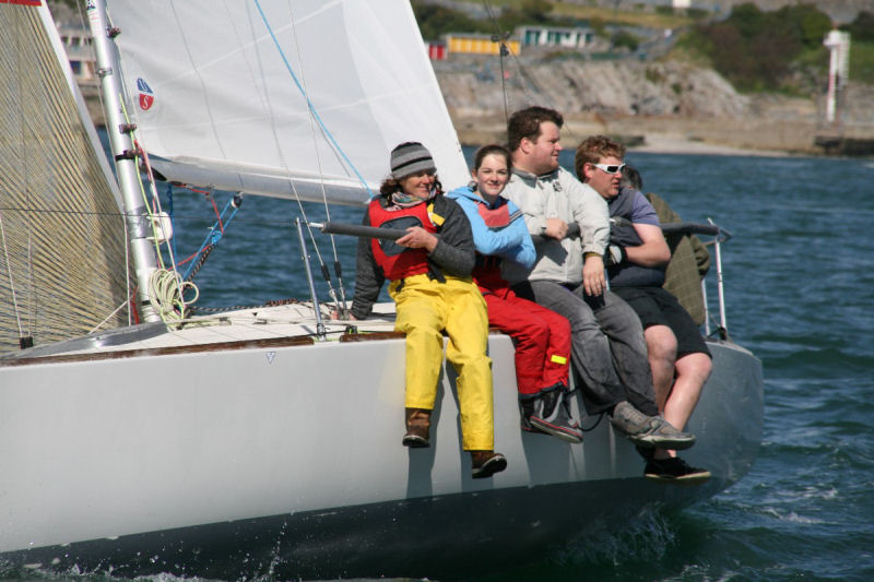 Racing on day two of the Duchy Timber Spring Series at Saltash SC photo copyright Chris Hampe taken at Saltash Sailing Club and featuring the J/24 class