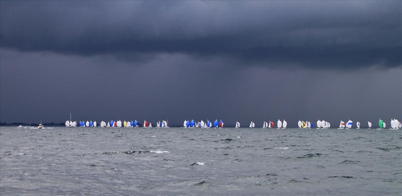 Quantum Loop Solutions J/24 worlds at Rochester day 2 photo copyright Rochester Yacht Club taken at Rochester Yacht Club and featuring the J/24 class