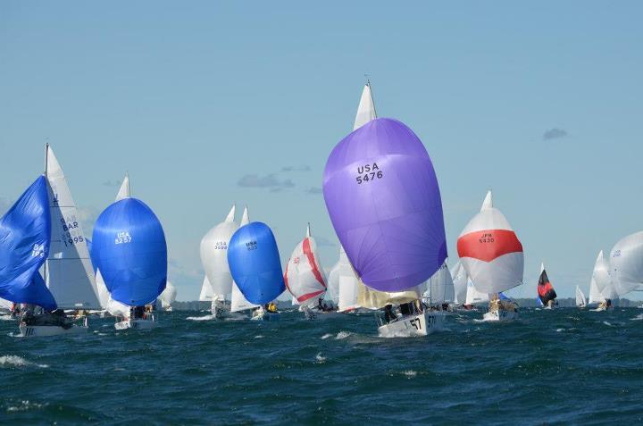 Quantum Loop Solutions J/24 worlds at Rochester day 3 photo copyright Chris Howell taken at Rochester Yacht Club and featuring the J/24 class