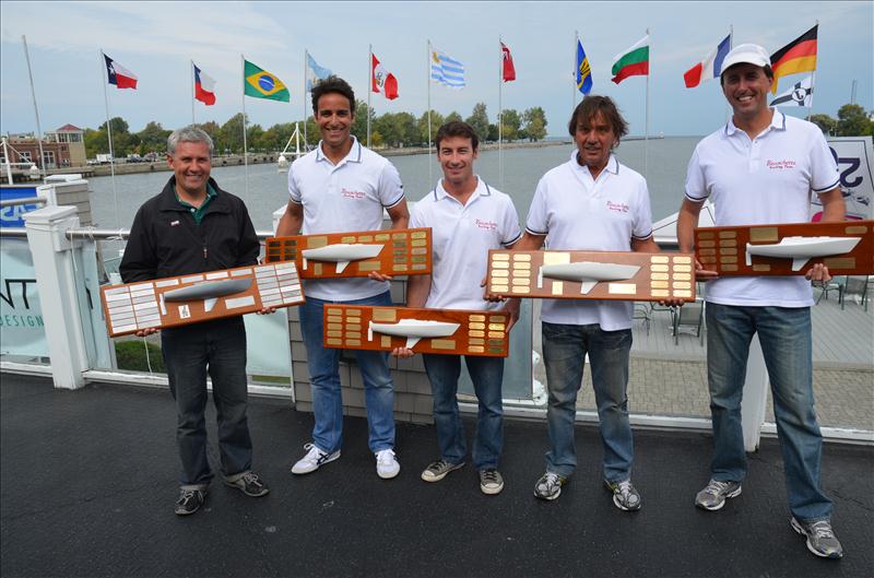 Mauricio Santa Cruz, Daniel Santiago, Alex Saldanha, Sergio Bittencourt & Alfredo Rovere (BRA) win the Quantum Loop Solutions J/24 worlds at Rochester photo copyright Chris Howell taken at Rochester Yacht Club and featuring the J/24 class