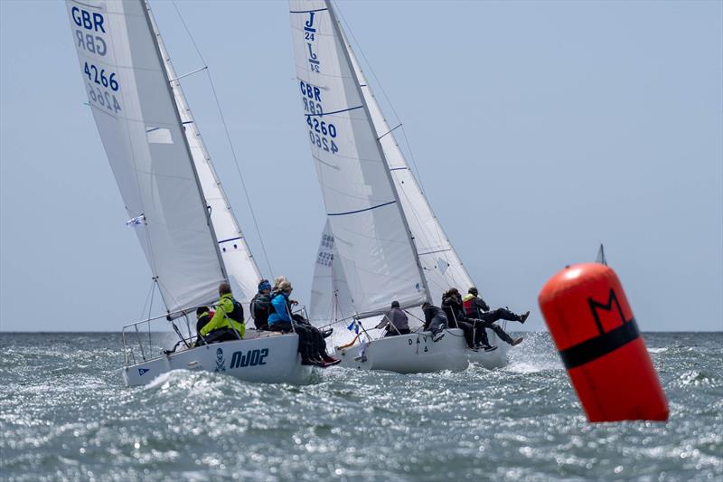 2024 International Paint Poole Regatta Day 2 photo copyright Ian Roman / International Paint Poole Regatta taken at Parkstone Yacht Club and featuring the J/24 class