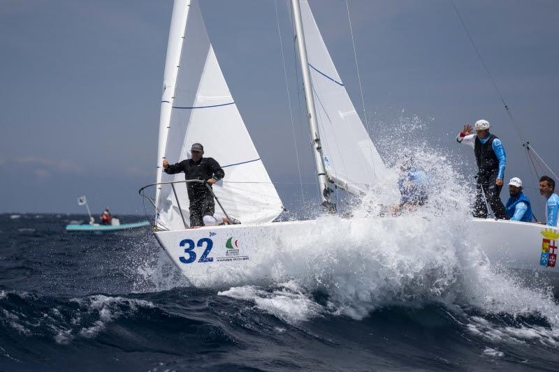 La Superba, the Marina Militare (Italian Navy) team racing in the Range Rover J/24 European Championship photo copyright YCCS / Daniele Macis taken at Yacht Club Costa Smeralda and featuring the J/24 class