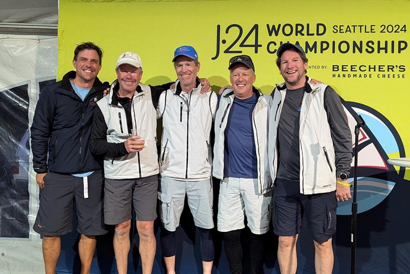 'Tremendous Slouch' win race 3 - J/24 World Championship in Seattle photo copyright Jay Leon taken at Corinthian Yacht Club of Seattle and featuring the J/24 class