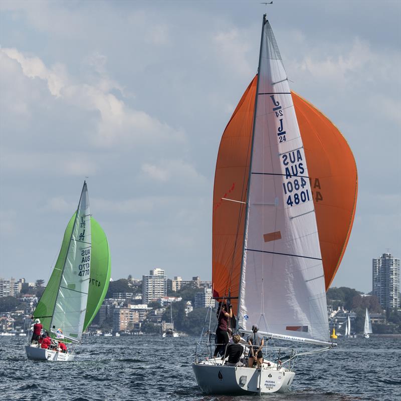 Helly Hansen MYC Women's Challenge photo copyright Margaret Fraser-Martin taken at Manly Yacht Club and featuring the J/24 class