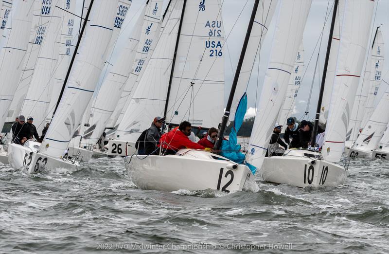 2022 J/70 Midwinter Championship day 2 - photo © Christopher Howell