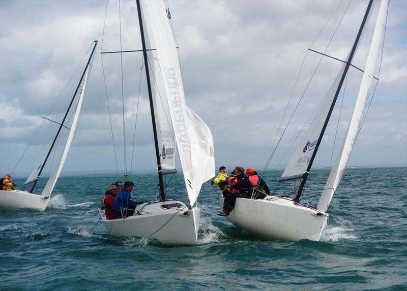 Bembridge J70 Regatta 2023 photo copyright David Harding / www.sailingscenes.com taken at Bembridge Sailing Club and featuring the J70 class