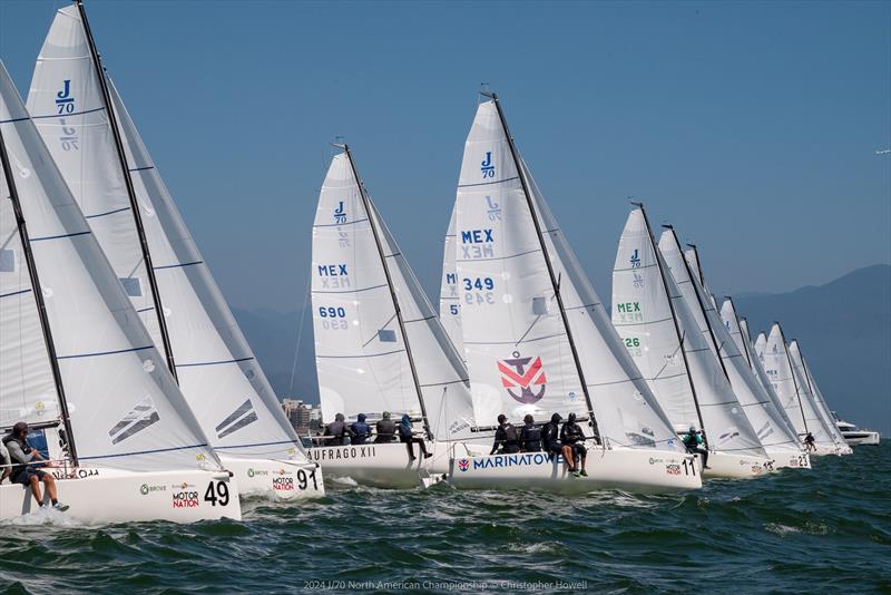 2024 J70 North American Championships - Day 3 photo copyright Christopher Howell taken at Vallarta Yacht Club and featuring the J70 class