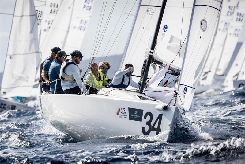 Yonder (USA) on day 3 of the Sandberg Estates J/70 Worlds in Palma - photo © SailingShots by María Muiña