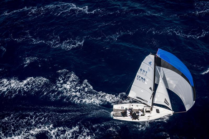 Lenny (EST) on day 4 of the Sandberg Estates J/70 Worlds in Palma photo copyright SailingShots by María Muiña taken at Real Club Náutico de Palma and featuring the J70 class