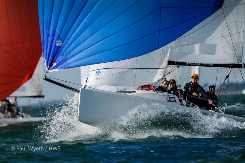 DSP, J70, during the Hamble Winter Series  photo copyright Paul Wyeth / HWS taken at Hamble River Sailing Club and featuring the J70 class