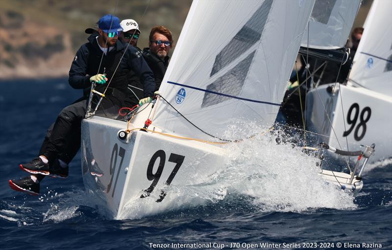 TIC Winter Series photo copyright Elena Razina taken at Tenzor Sailing Club and featuring the J70 class