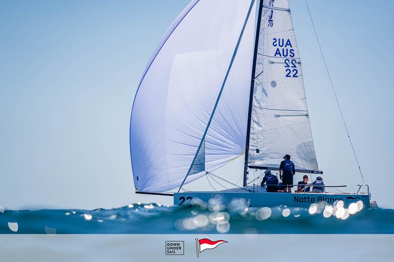 Blairgowrie's Notte Bianca in the Victorian J70 State Championship 2024 - photo © Alex Dare, Down Under Sail