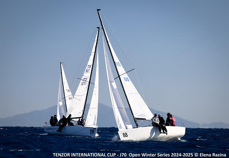 Tenzor International Cup – J/70 Open Winter Series 2024-2025 Day 2 - photo © Elena Razina