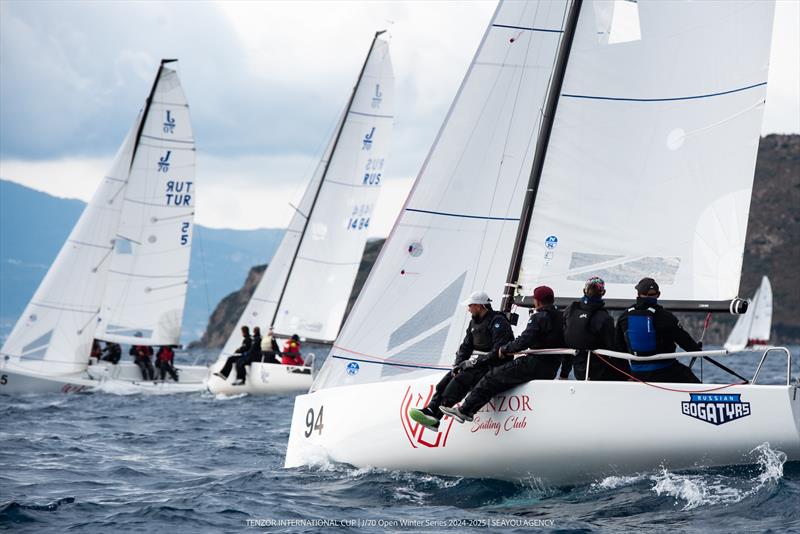 Tenzor International Cup – J/70 Open Winter Series 2024-2025 Day 3 photo copyright SeaYouAgency taken at Tenzor Sailing Club and featuring the J70 class