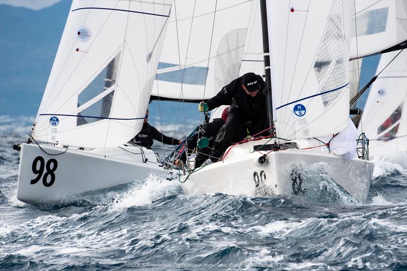 Tenzor International Cup – J/70 Open Winter Series 2024-2025 Day 3 photo copyright SeaYouAgency taken at Tenzor Sailing Club and featuring the J70 class