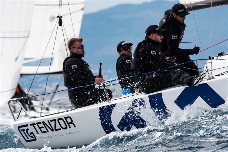 Tenzor International Cup – J/70 Open Winter Series 2024-2025 Day 3 photo copyright SeaYouAgency taken at Tenzor Sailing Club and featuring the J70 class