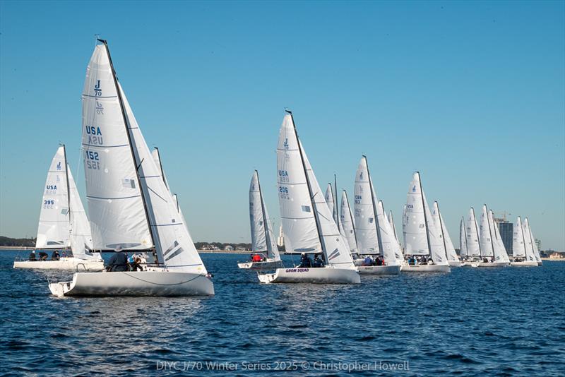 Davis Island J/70 Winter Series photo copyright Christopher Howell taken at Davis Island Yacht Club and featuring the J70 class