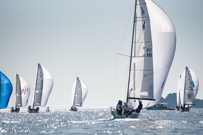 Tenzor International Cup Stage 4 Day 2 photo copyright SeaYouAgency taken at Tenzor Sailing Club and featuring the J70 class