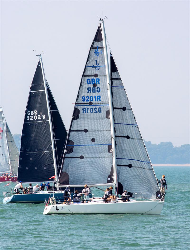 J92 Jambo on Cowes Week day 5 photo copyright Martin Augustus / www.sailingimages.co.uk taken at Cowes Combined Clubs and featuring the J92 class