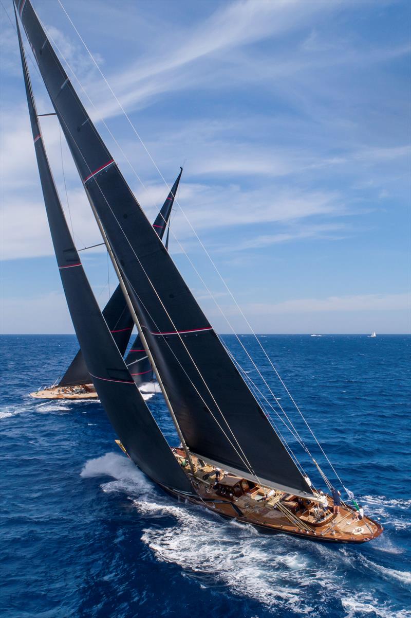 The Js Svea and Velsheda will race this year in the Super Maxi class at the Yacht Club Costa Smeralda photo copyright IMA / Studio Borlenghi taken at Yacht Club Costa Smeralda and featuring the J Class class