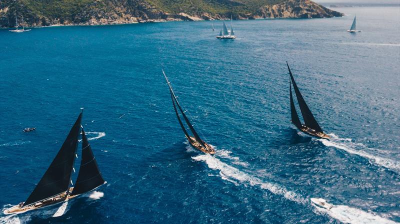 Three J Class will race at Barcelona - October 2024 photo copyright Atila Madrona taken at Real Club Nautico de Barcelona and featuring the J Class class