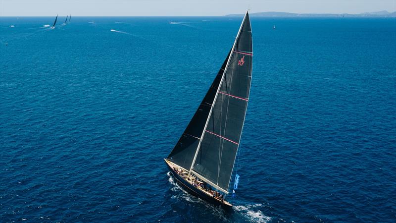 Velsheda - one of the J Class that will race at Barcelona - October 2024 photo copyright Atila Madrona taken at Real Club Nautico de Barcelona and featuring the J Class class