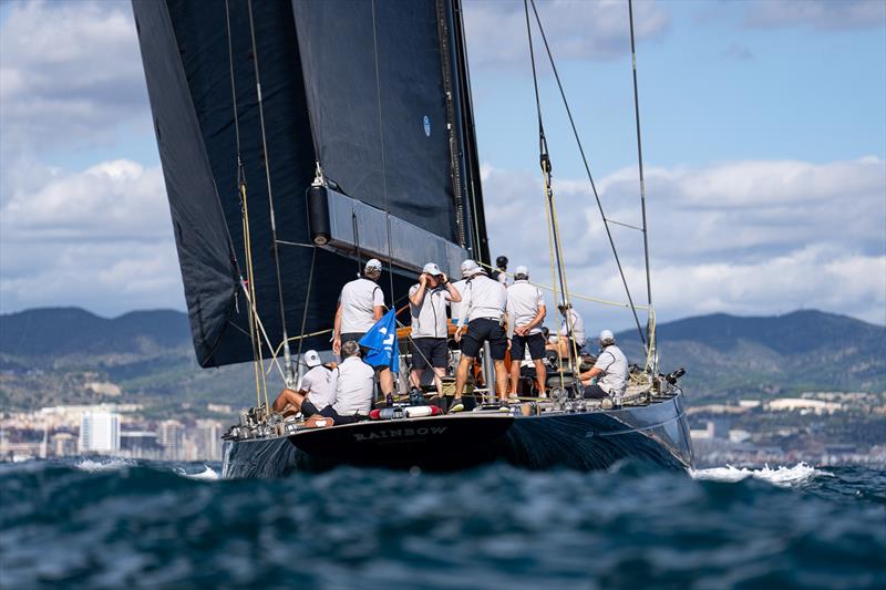 Rainbow - J Class World Championship - October 8, 2024 - Barcelona photo copyright Ian Roman / America's Cup taken at Real Club Nautico de Barcelona and featuring the J Class class