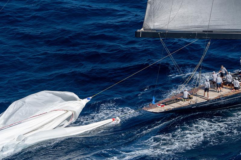 Rainbow - J Class World Championship - October 8, 2024 - Barcelona photo copyright Ian Roman / America's Cup taken at Real Club Nautico de Barcelona and featuring the J Class class