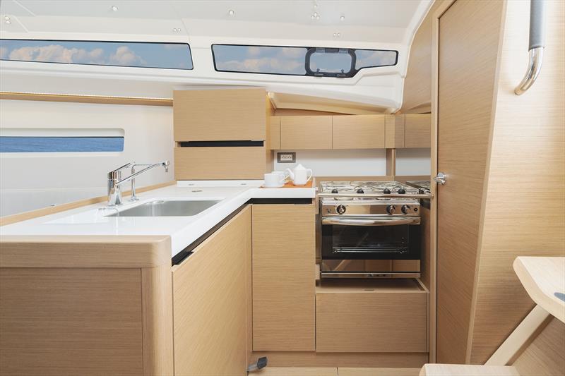 Jeanneau Sun Odyssey 350 - Galley photo copyright Antoine Guillou taken at  and featuring the Jeanneau class