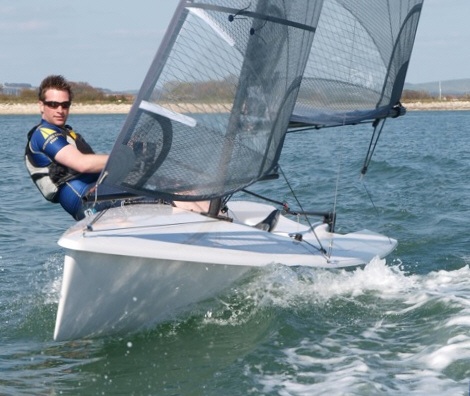 K1 single-handed keelboat at the Datchet On-the-Water Show