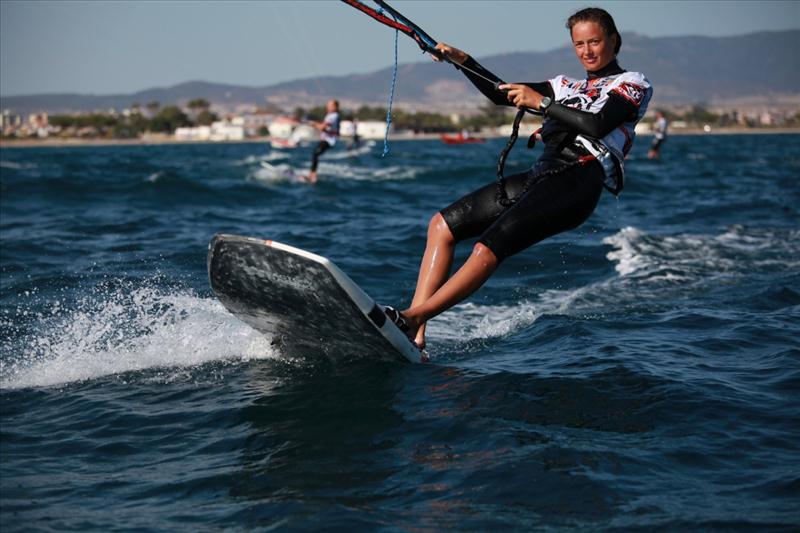 Kiteboard Course Racing Worlds at Cagliari day 3 photo copyright Alberto Foresti / Canon taken at Yacht Club Cagliari and featuring the Kiteboarding class