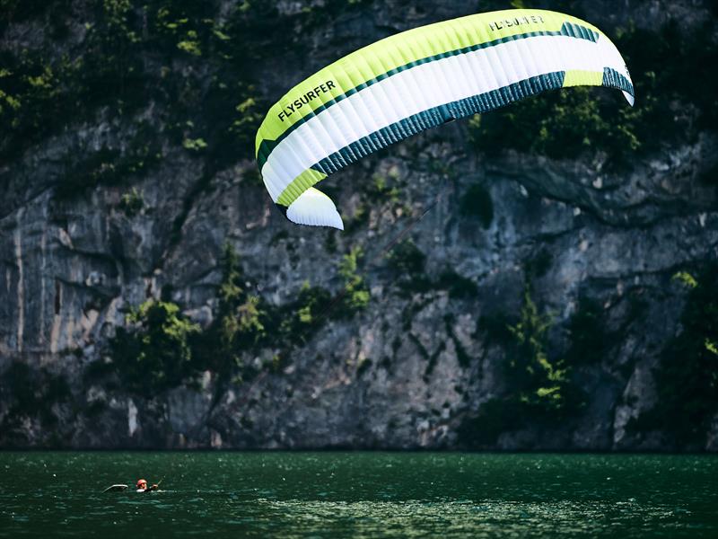 Kites fluttered hopelessly to the water - 2022 KiteFoil World Series Traunsee, Day 2 - photo © IKA Media / Robert Hajduk