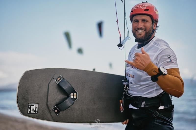 Flo Gruber is a veteran of Poetto Beach - 2022 Formula Kite World Championships - photo © Robert Hajduk / IKA media