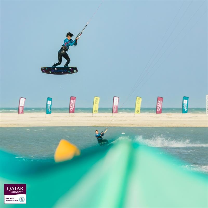 Mika in Qatar photo copyright GKA  taken at  and featuring the Kiteboarding class