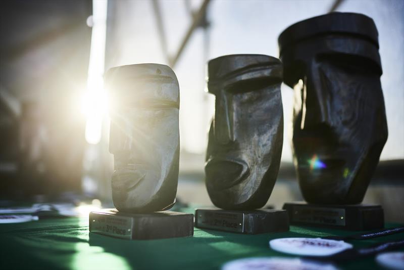 2023 Kitefoil World Series - Trophies looking serious in the Sardinian sunset - photo © IKA Media / Robert Hajduk