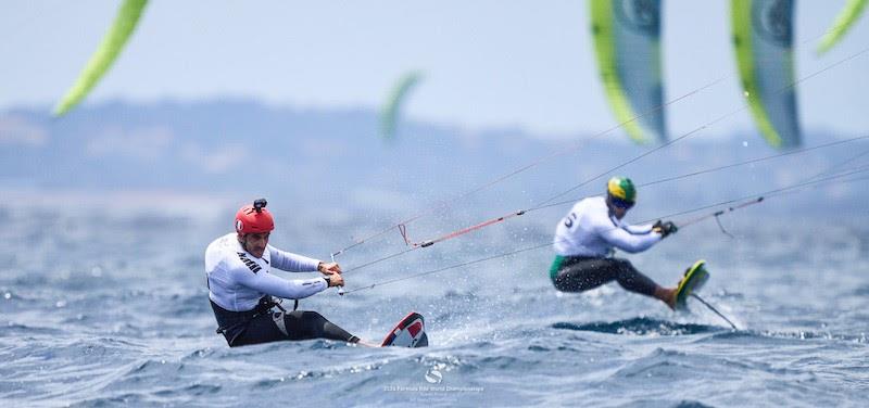 2024 Formula Kite World Championships in Hyères: Axel Mazella in determined and unbeatable form ahead of Bruno Lobo - photo © IKA Media / Robert Hajduk