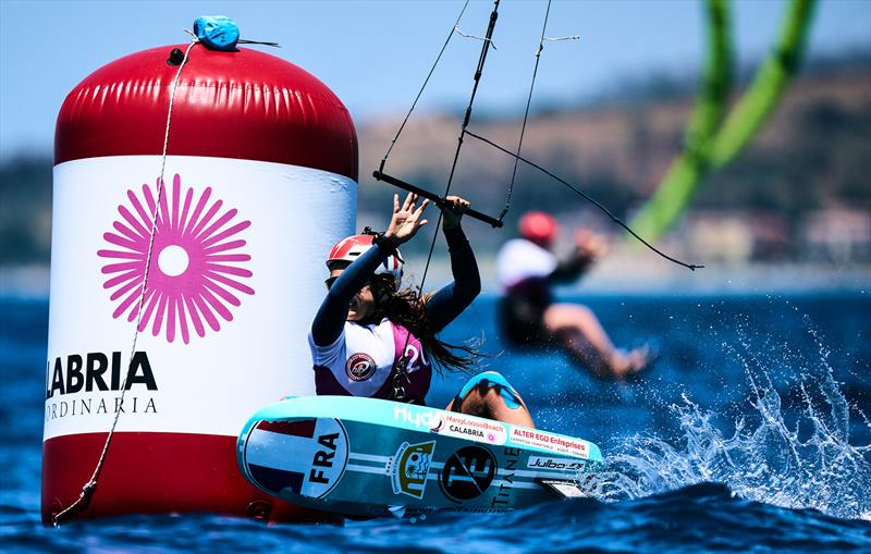 Defending world champion Lisa Caval [FRA] scores two bullets - 2024 Formula Kite Youth Worlds - photo © IKA media/ Robert Hajduk